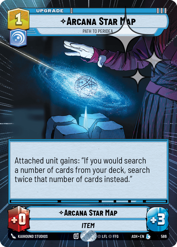 Arcana Star Map — Path to Peridea
