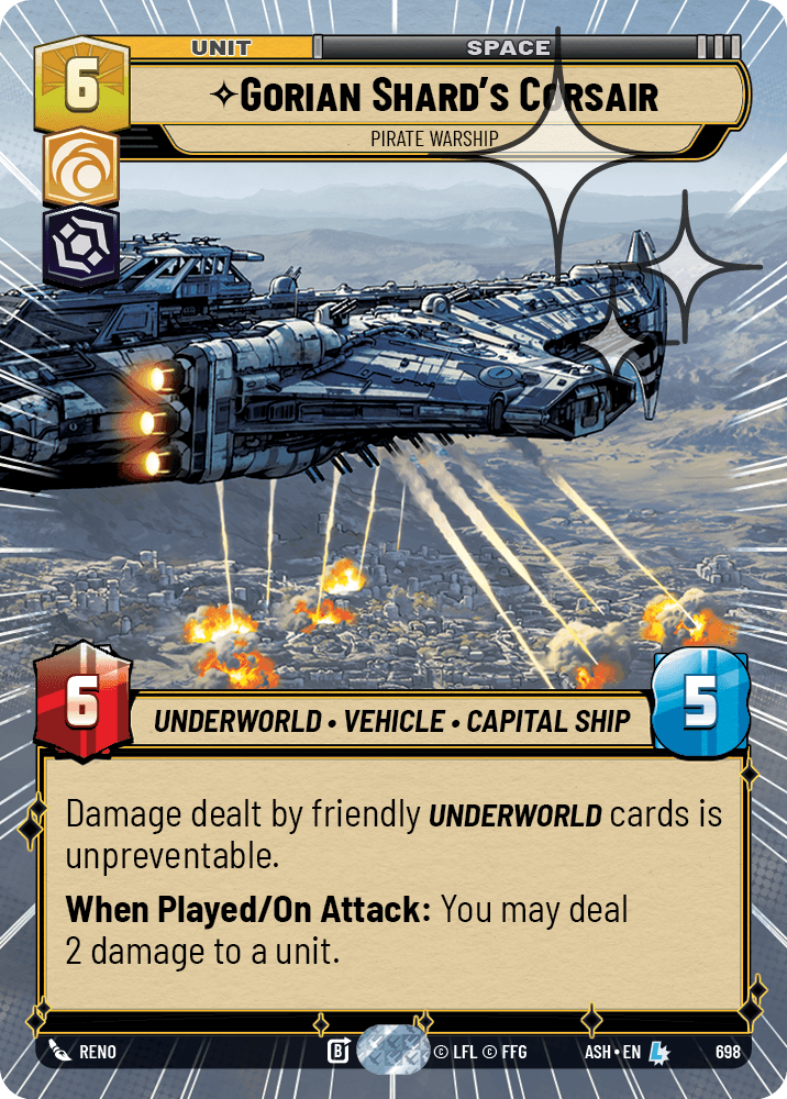 Gorian Shard's Corsair — Pirate Warship