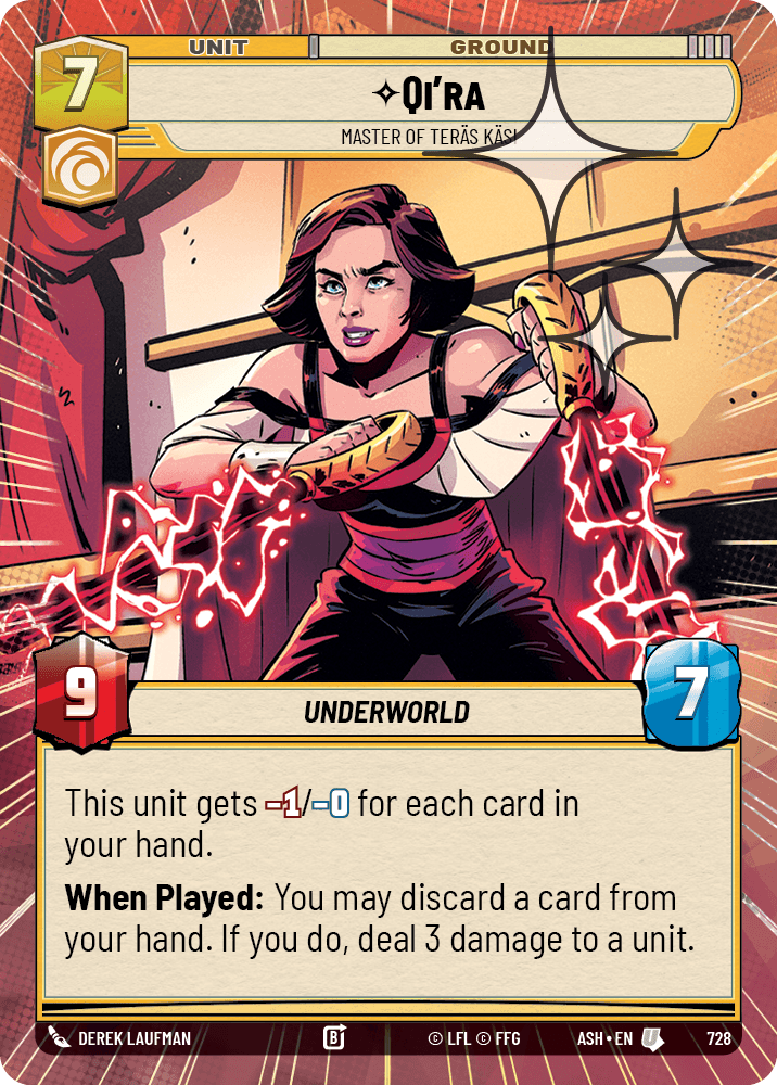 Qi'ra — Master of Teräs Käsi