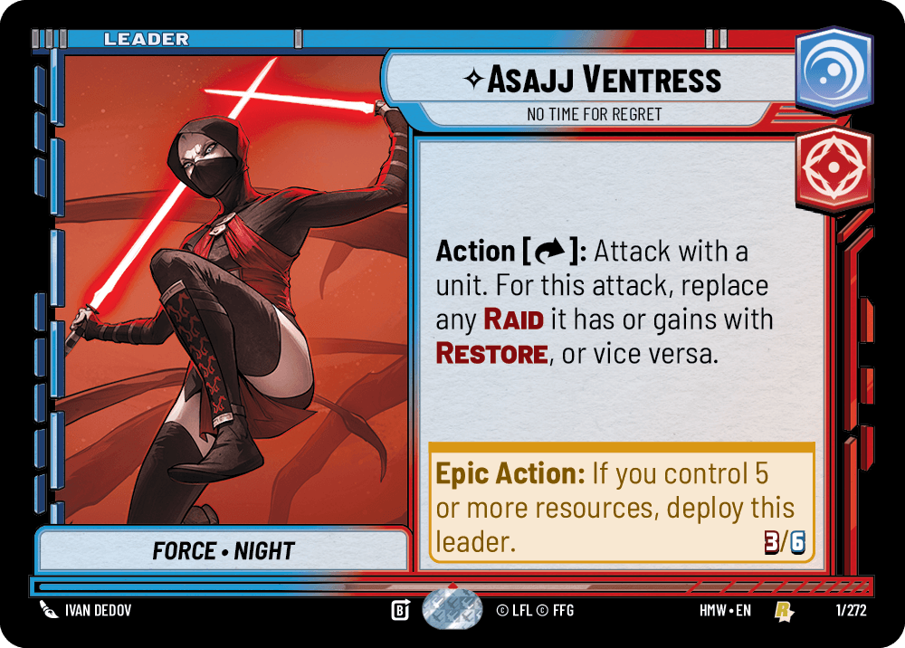Asajj Ventress — No Time For Regret