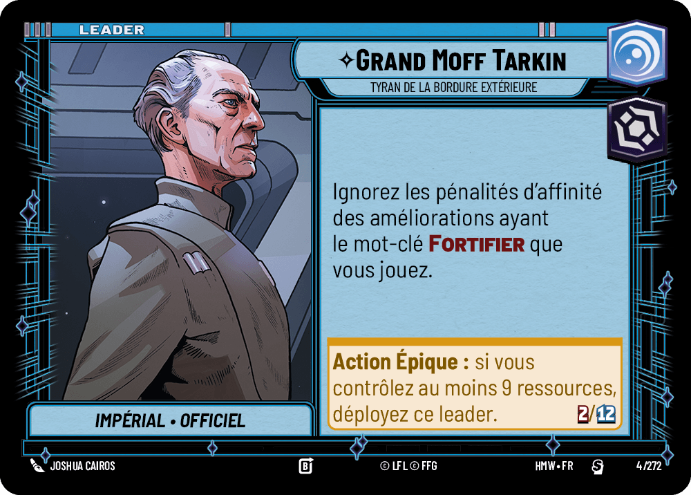 Grand Moff Tarkin, Tyran De La Bordure Extérieure