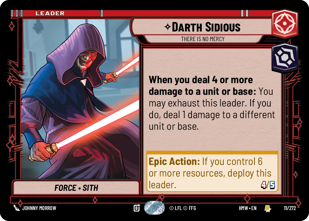 Darth Sidious — There Is No Mercy