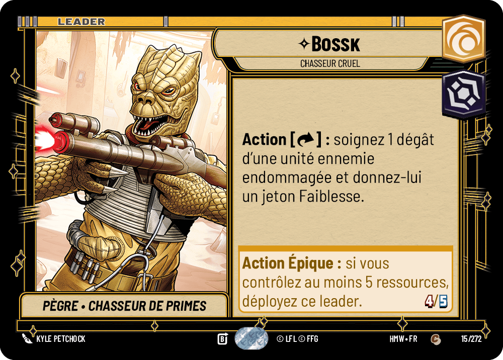Bossk, Chasseur Cruel