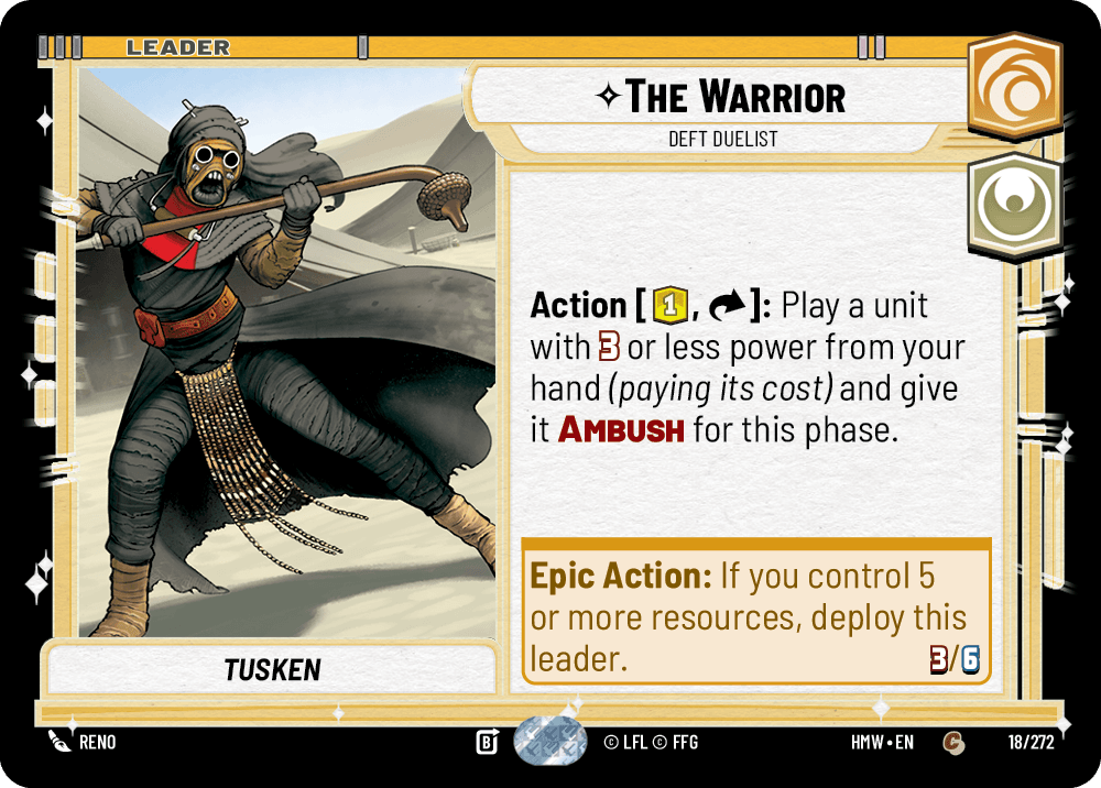 The Warrior — Deft Duelist