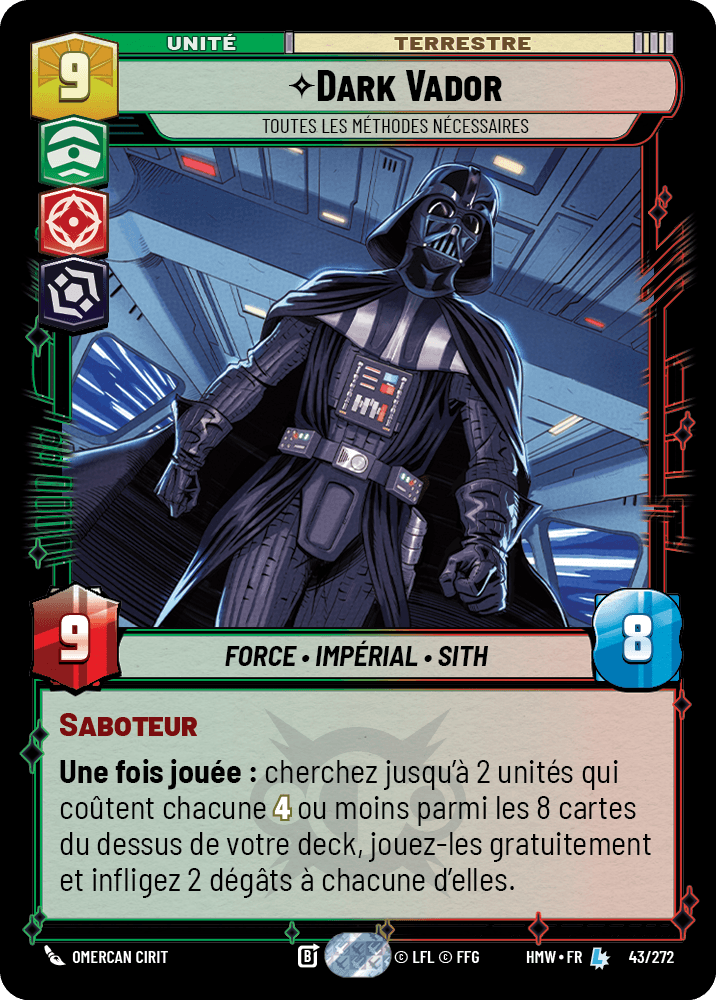 Dark Vador, Toutes Les Méthodes Nécessaires