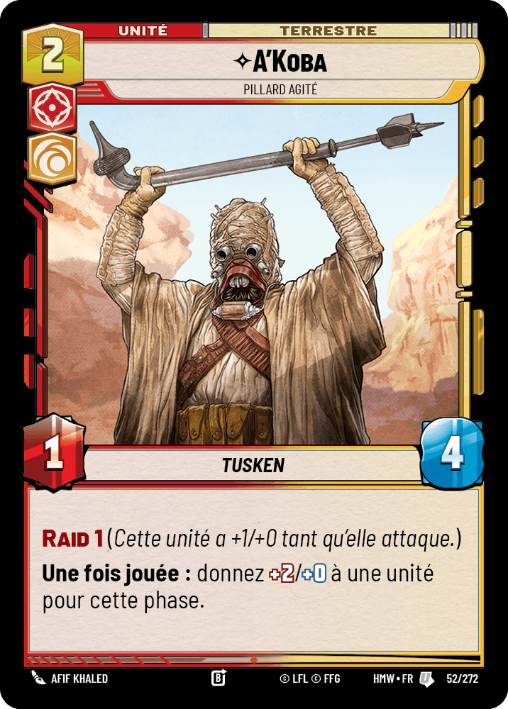 A'Koba, Pillard Agité