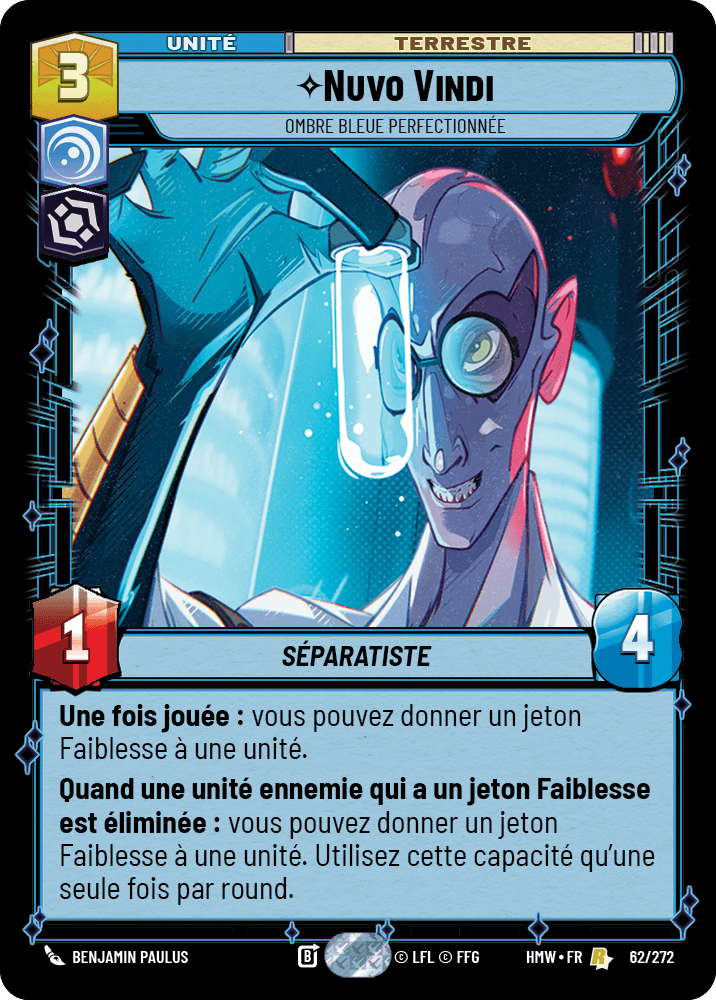 Nuvo Vindi, Ombre Bleue Perfectionnée