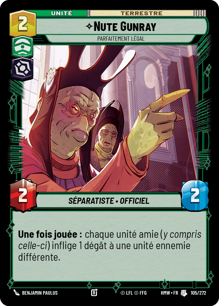 Nute Gunray, Parfaitement Légal