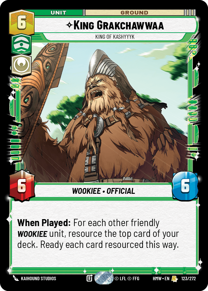 King Grakchawwaa — King of Kashyyyk