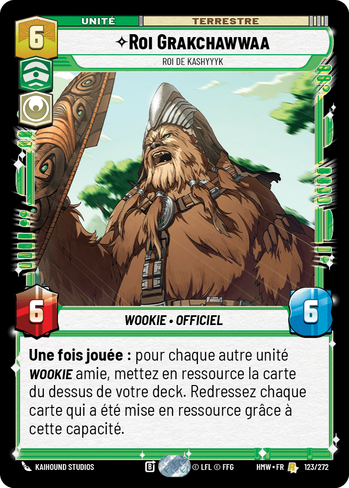 Roi Grakchawwaa, Roi De Kashyyyk