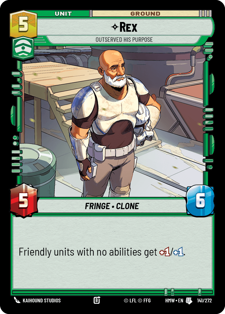 Rex — Outserved His Purpose