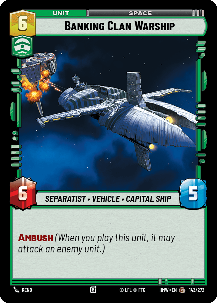 Banking Clan Warship