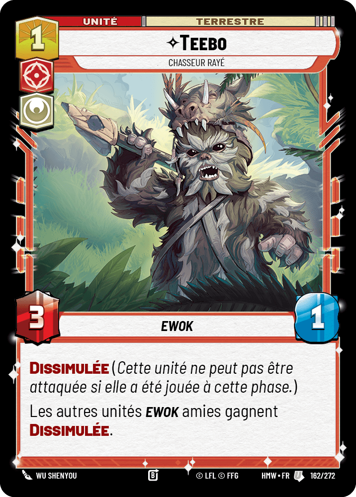 Teebo, Chasseur Rayé