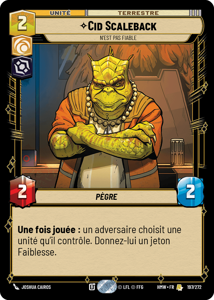 Cid Scaleback, N'Est Pas Fiable