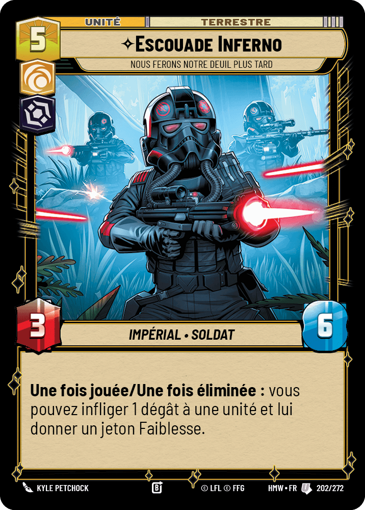 Escouade Inferno, Nous Ferons Notre Deuil Plus Tard