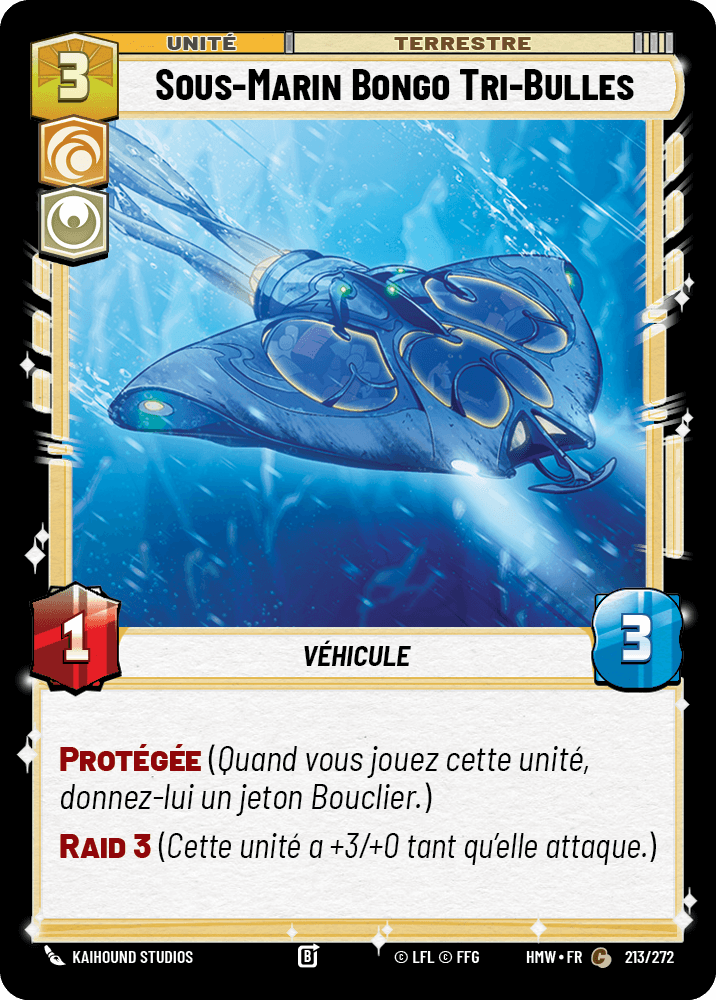 Sous-Marin Bongo Tri-Bulles