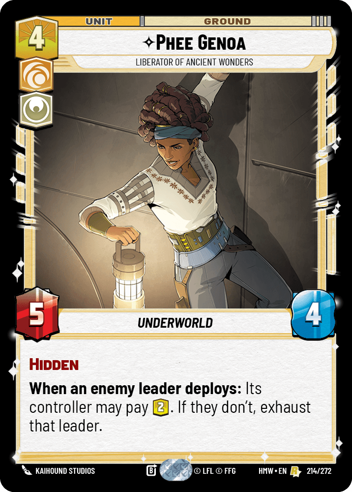 Phee Genoa — Liberator of Ancient Wonders