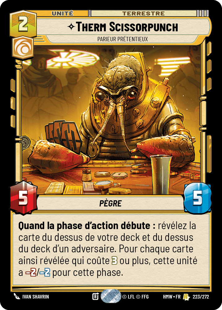 Therm Scissorpunch, Parieur Prétentieux