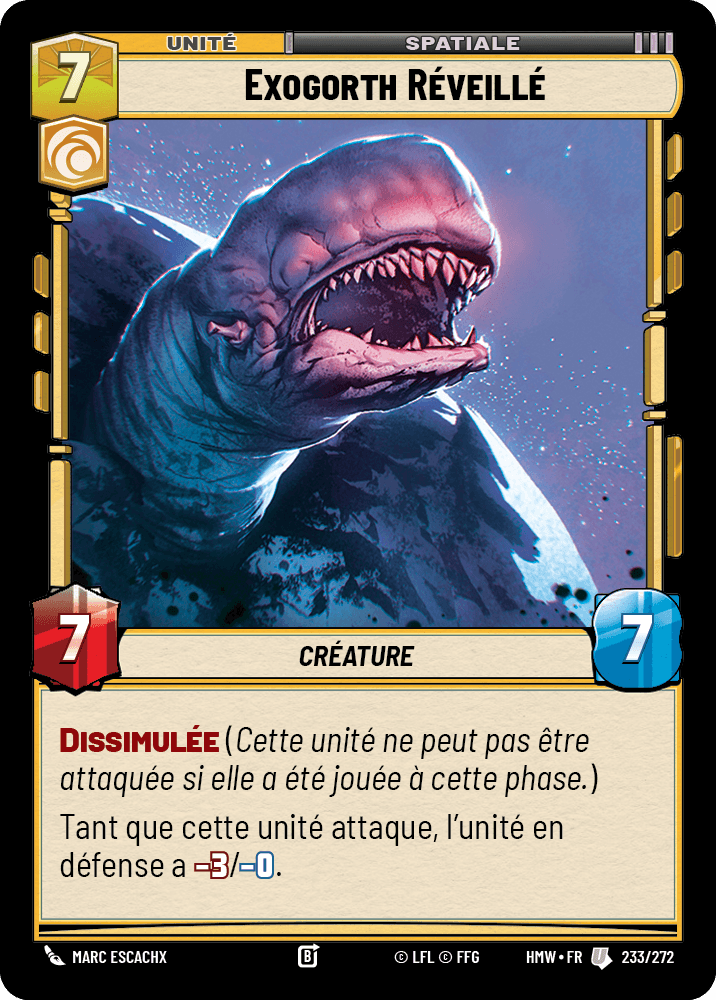 Exogorth Réveillé