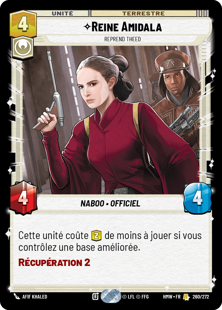 Reine Amidala, Reprend Theed