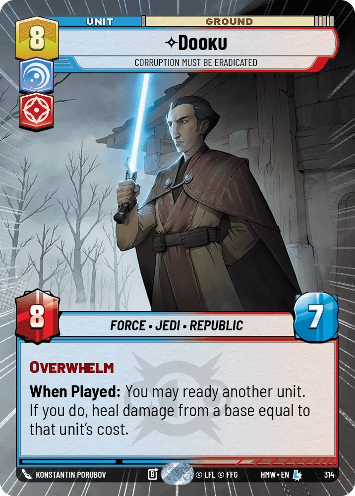 Dooku — Corruption Must Be Eradicated