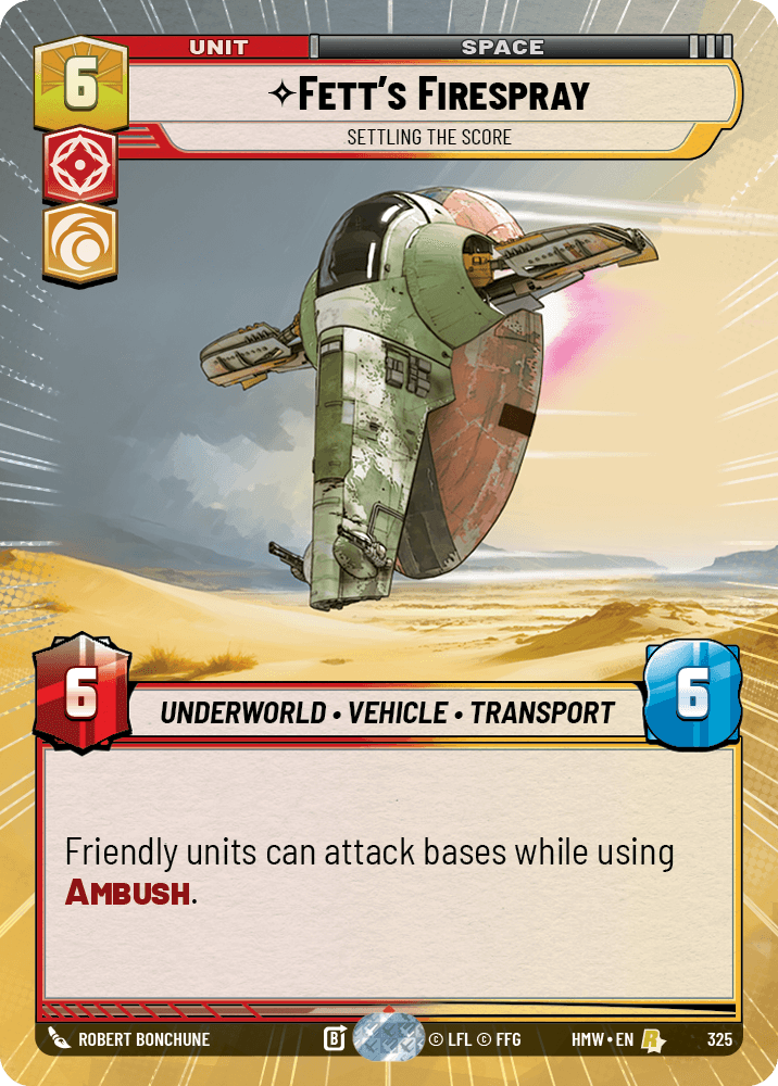 Fett's Firespray — Settling the Score