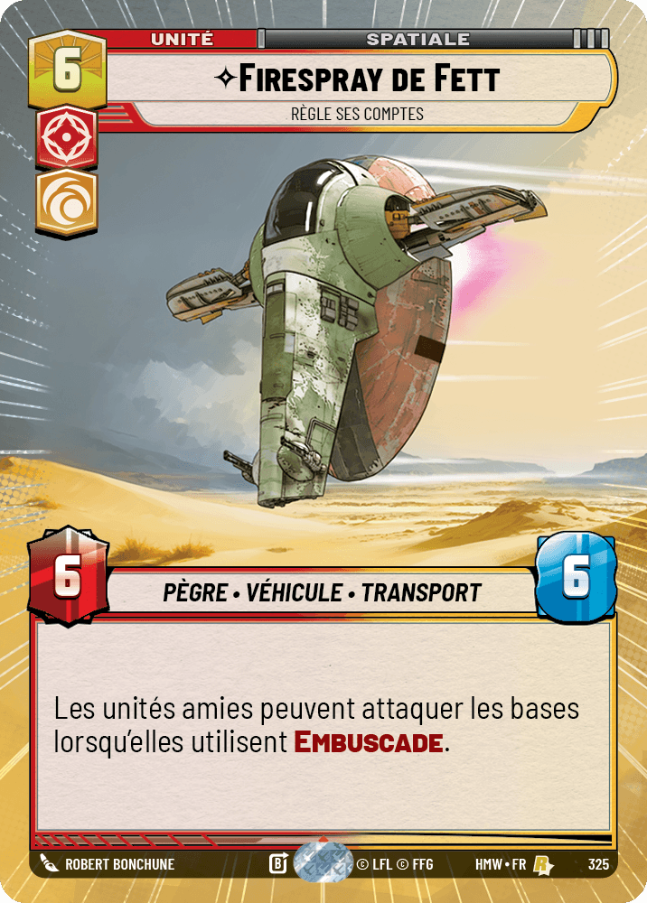 Firespray de Fett