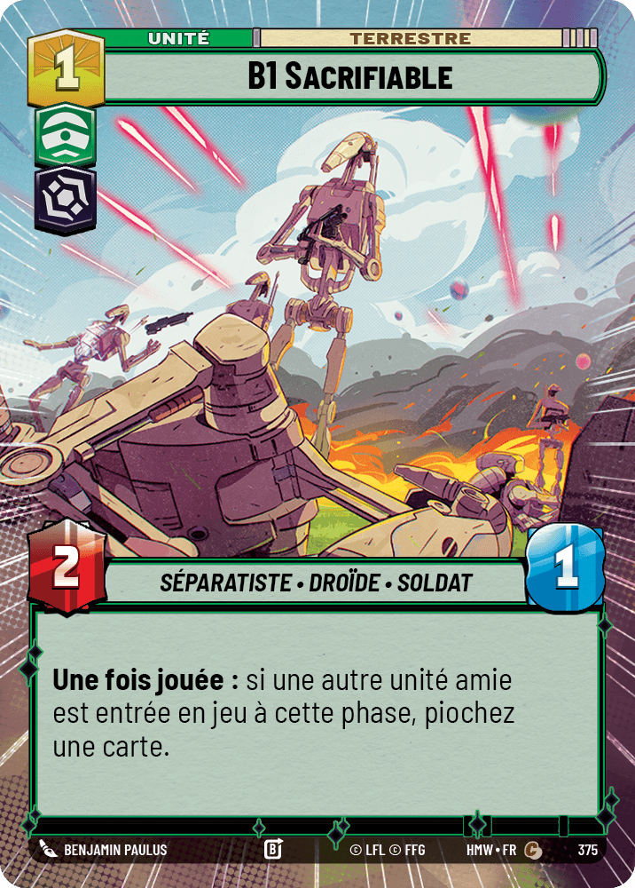 B1 Sacrifiable