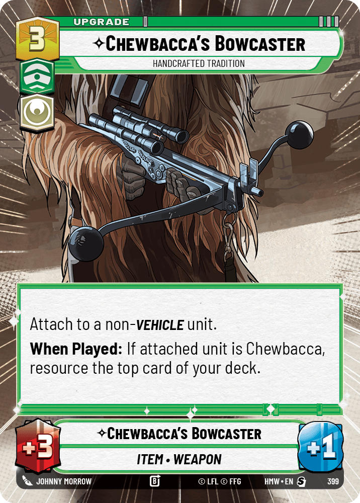 Chewbacca's Bowcaster — Handcrafted Tradition