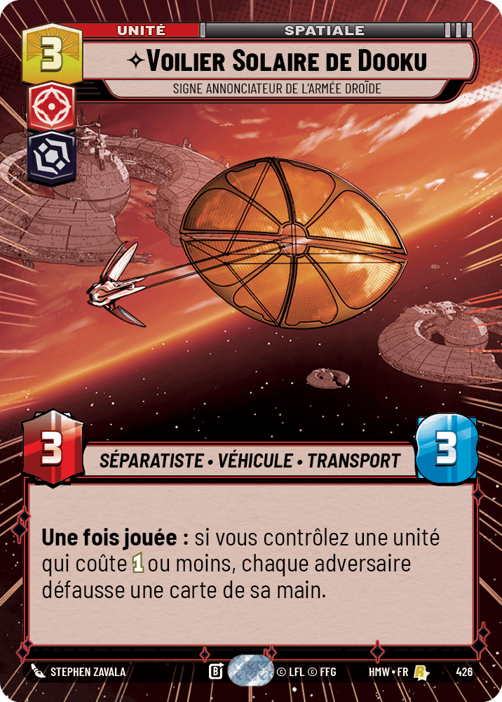Voilier Solaire de Dooku