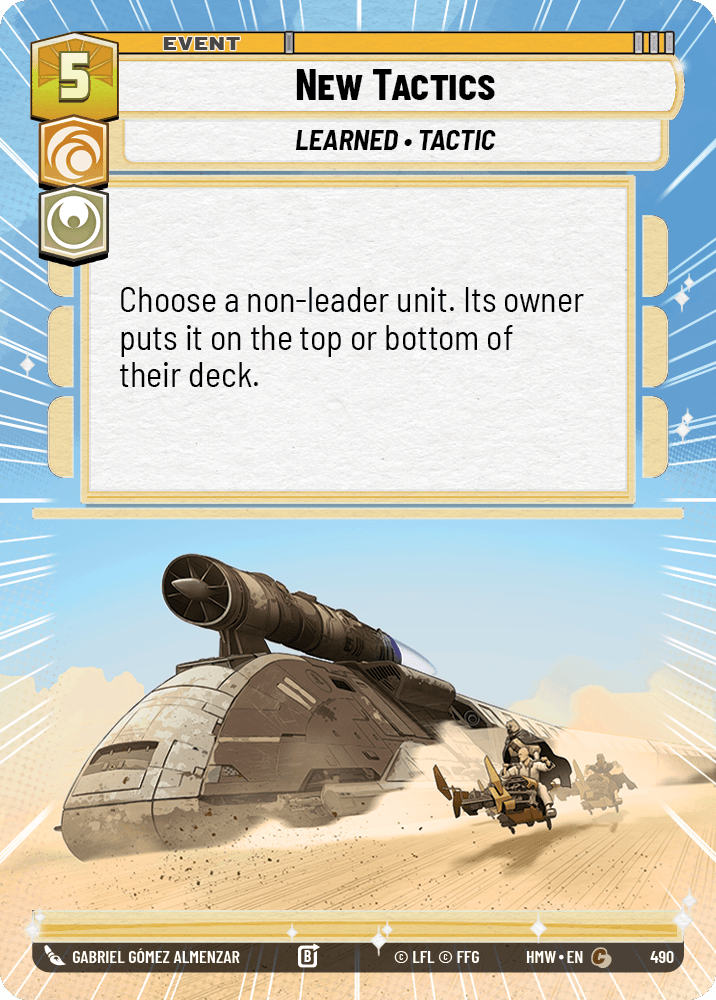 New Tactics