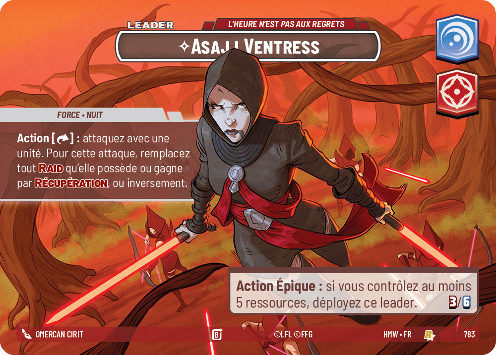 Asajj Ventress, L'Heure N'Est Pas Aux Regrets