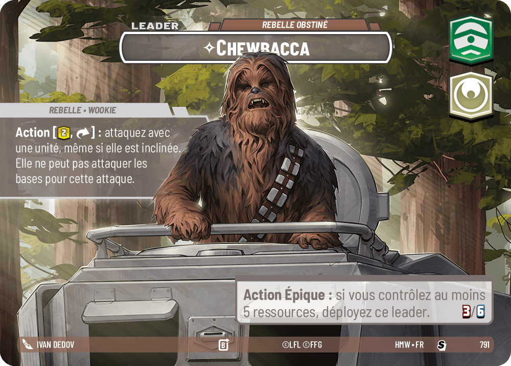 Chewbacca, Rebelle Obstiné