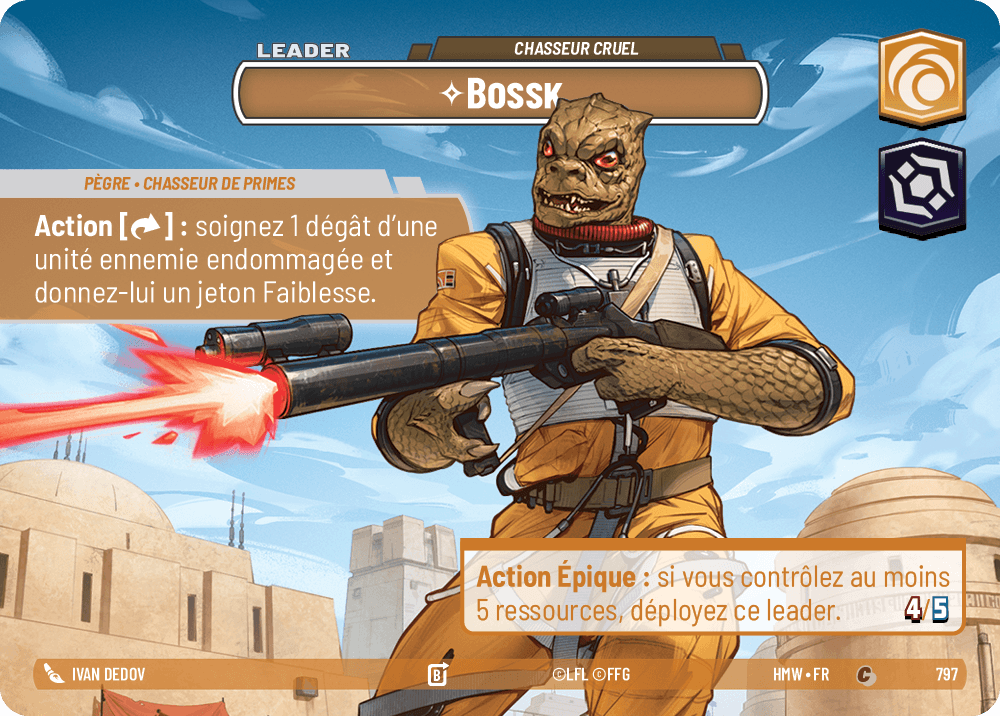 Bossk, Chasseur Cruel