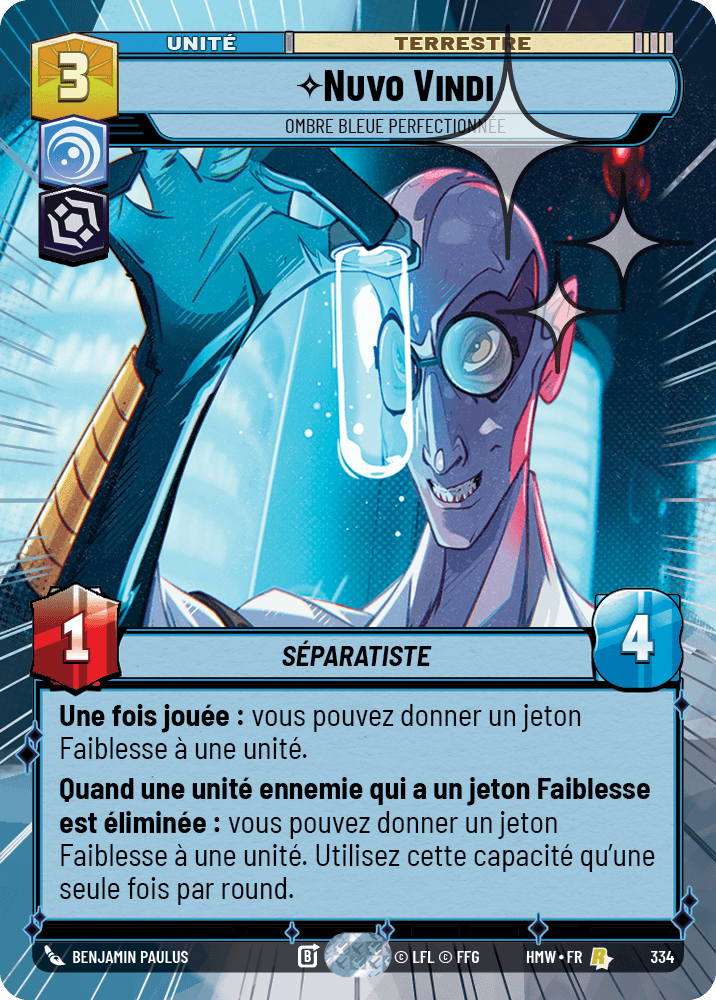 Nuvo Vindi, Ombre Bleue Perfectionnée