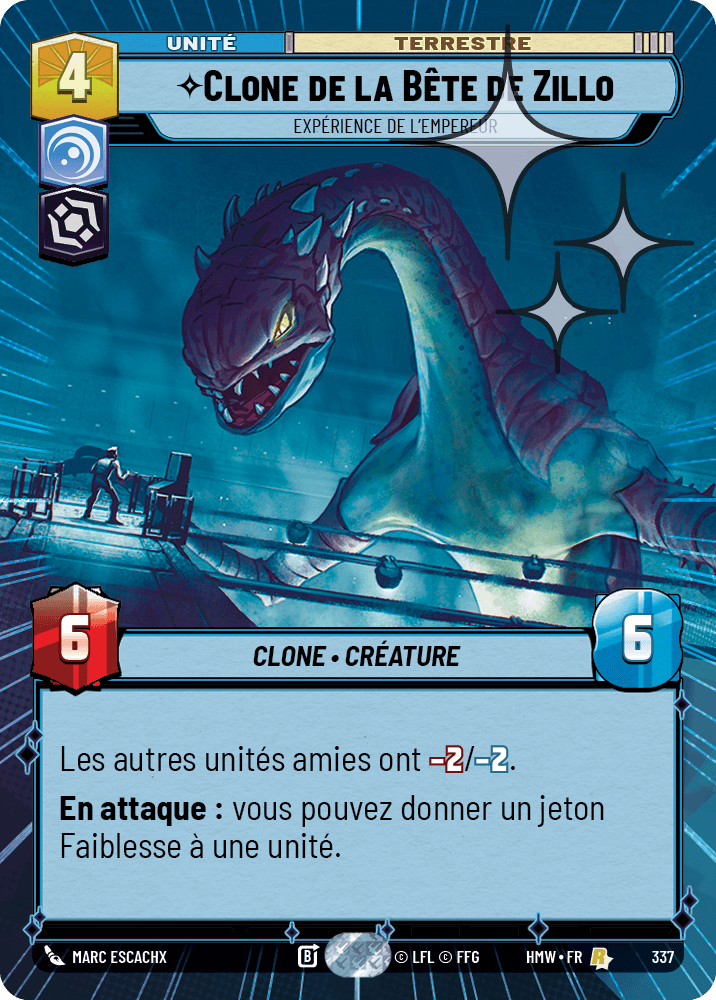 Clone de la Bête de Zillo, Expérience De L'Empereur