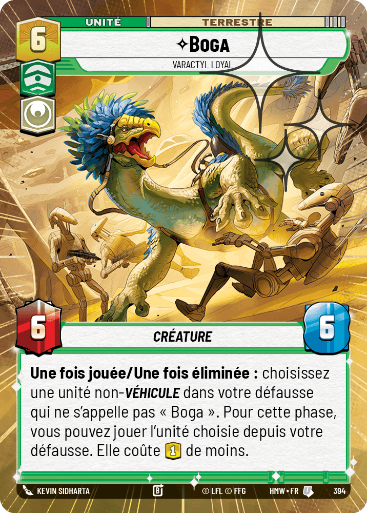 Boga, Varactyl Loyal