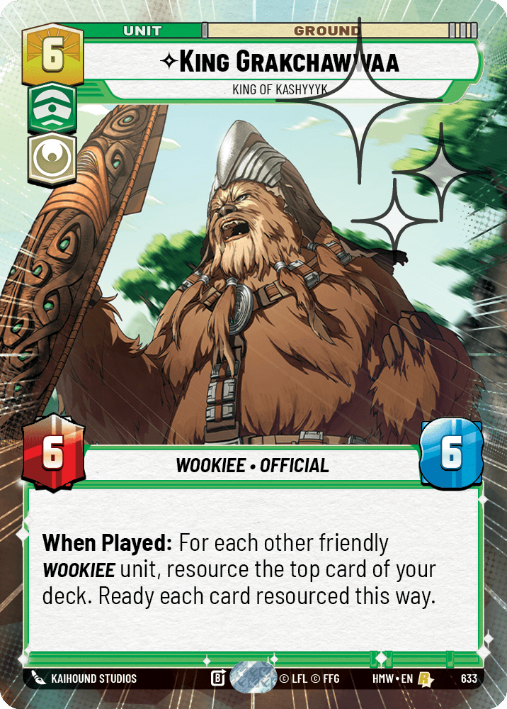 King Grakchawwaa — King of Kashyyyk