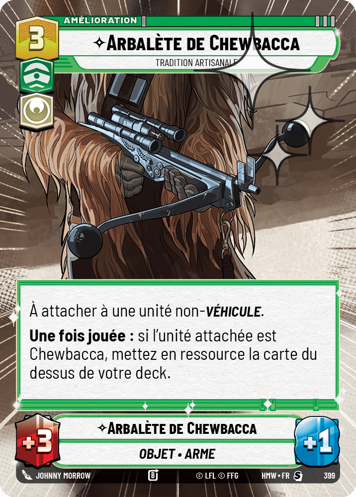Arbalète de Chewbacca, Tradition Artisanale