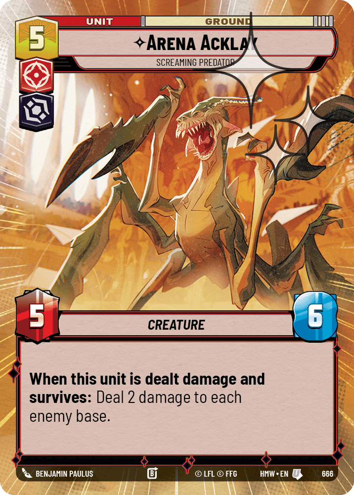 Arena Acklay — Screaming Predator
