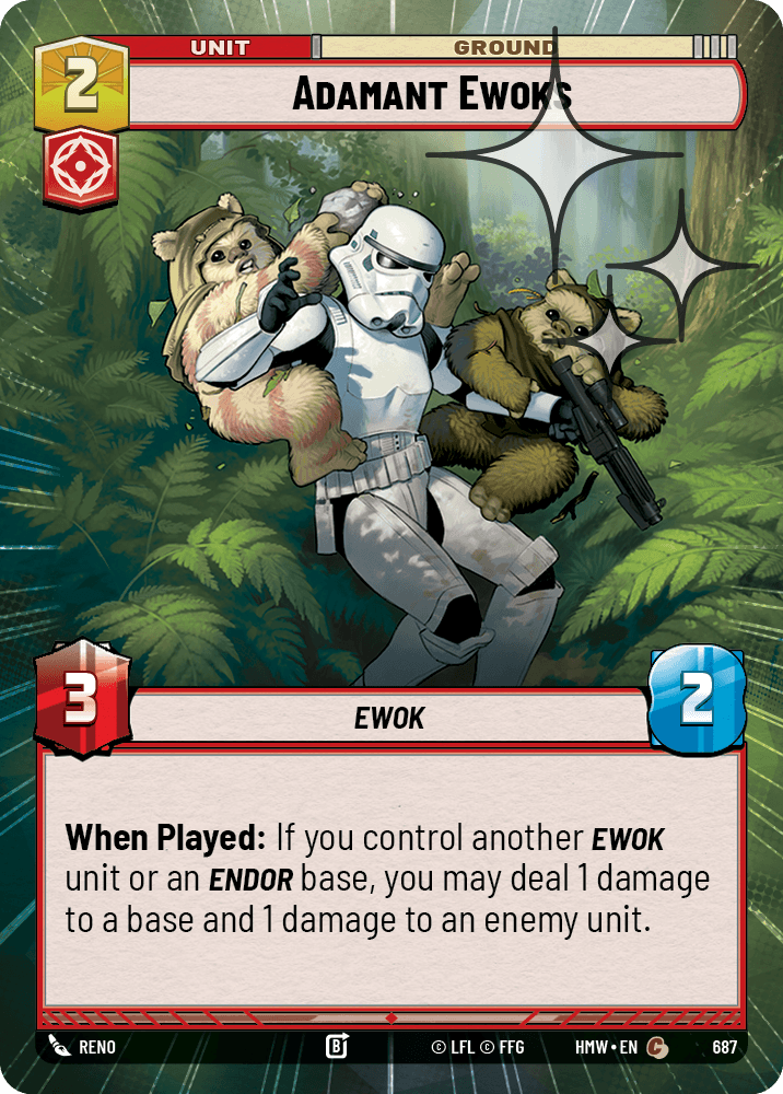 Adamant Ewoks