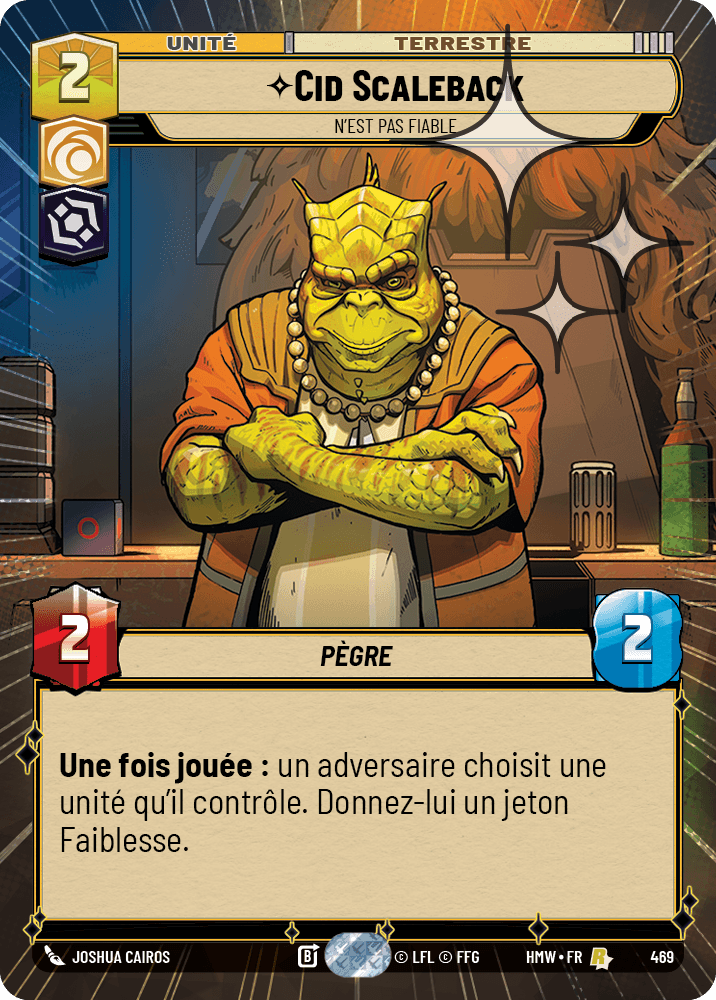 Cid Scaleback, N'Est Pas Fiable