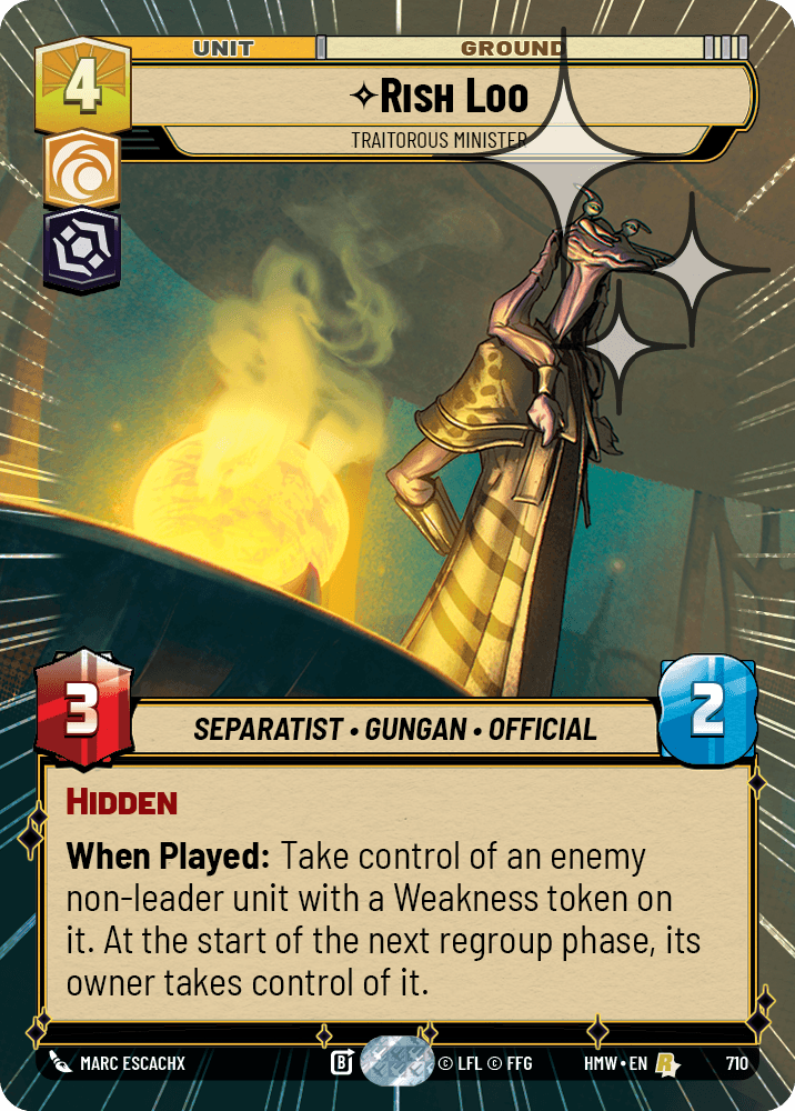 Rish Loo — Traitorous Minister