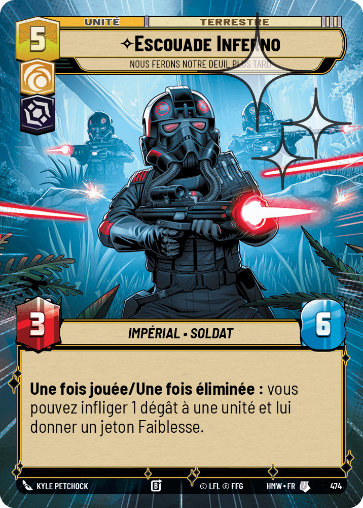 Escouade Inferno, Nous Ferons Notre Deuil Plus Tard