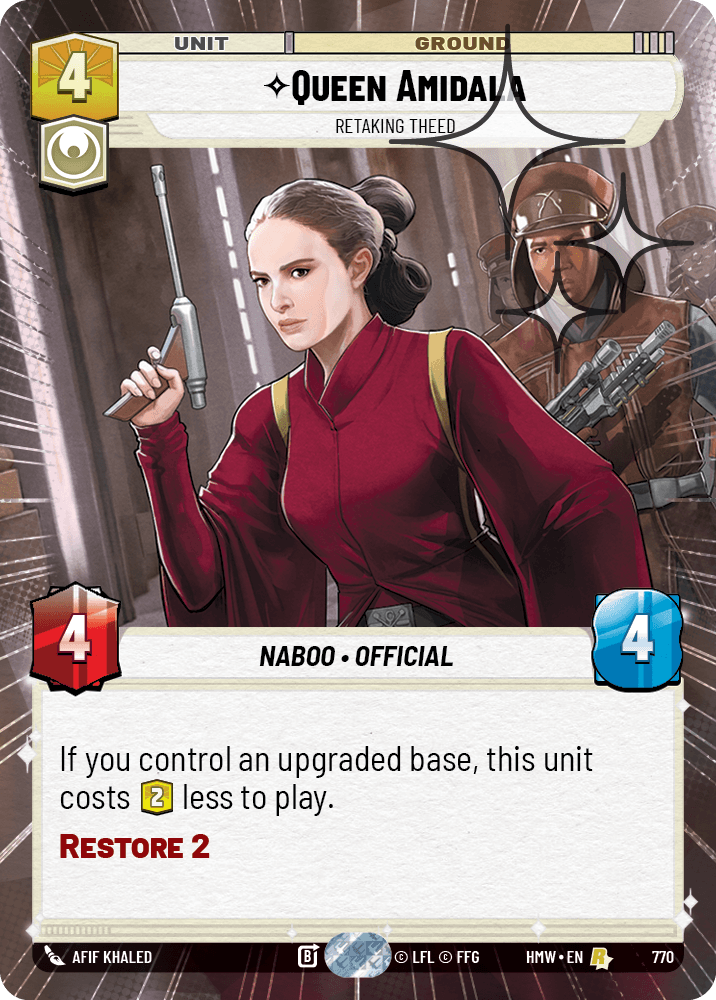 Queen Amidala — Retaking Theed