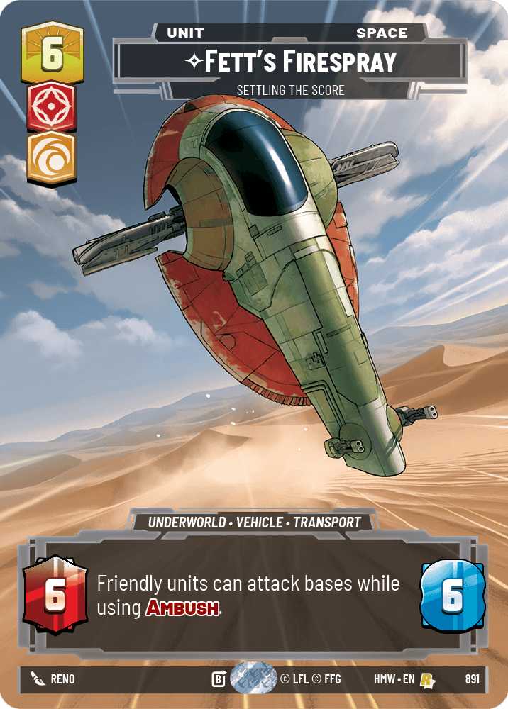 Fett's Firespray — Settling the Score