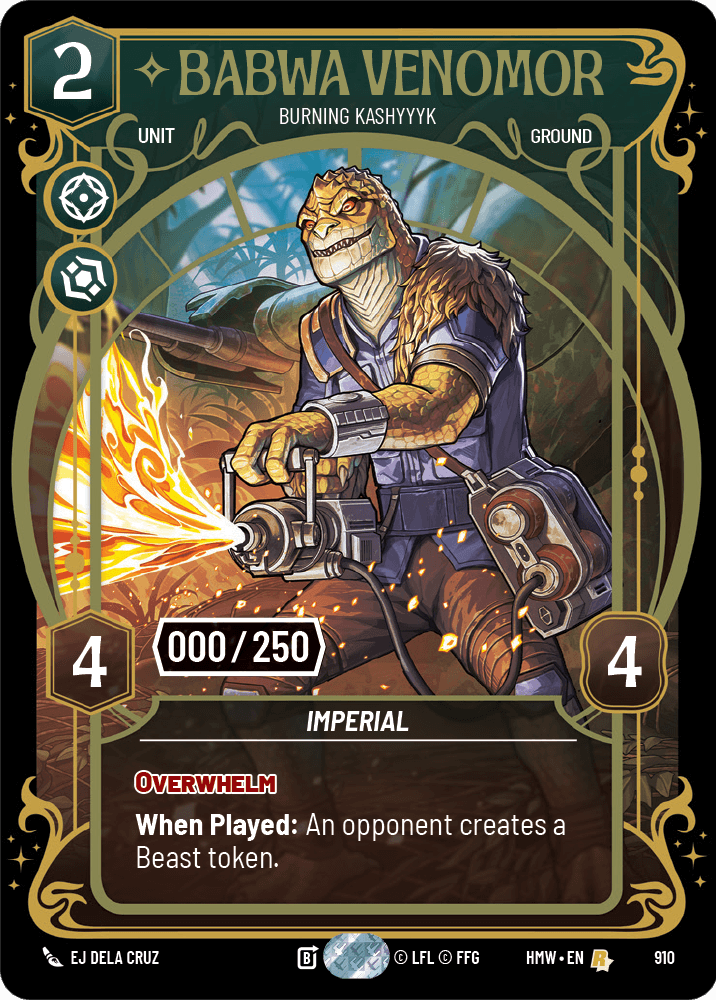 Babwa Venomor — Burning Kashyyyk