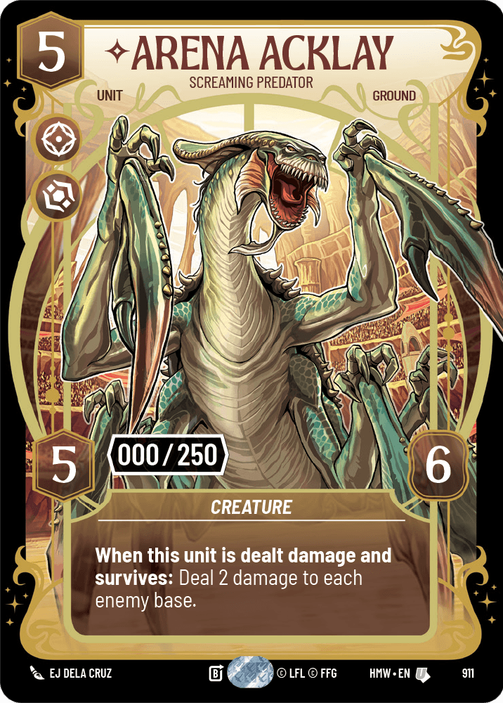 Arena Acklay — Screaming Predator