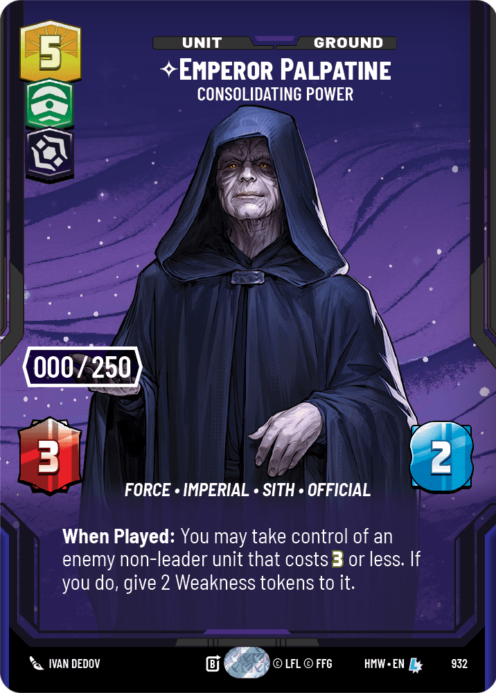 Emperor Palpatine — Consolidating Power