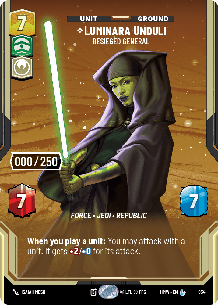 Luminara Unduli — Besieged General